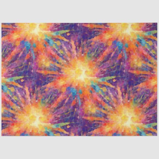 Ster exploderen tissuepapier (Voorkant)