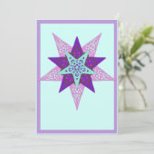 ster feestdagenkaart (Staand voorkant)