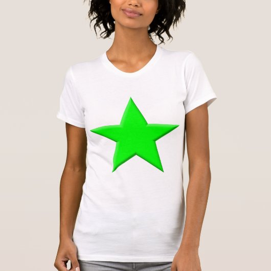 Ster - groen t-shirt (Voorkant)