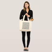 Ster Grote Tote Bag (Voorkant (model))
