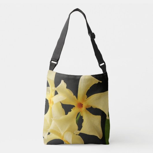 Ster Jasmijn Bloem cbbcna Crossbody Tas (Voorkant)