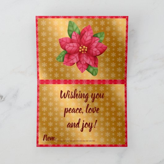 Ster Kabouter Aangepaste Kleur en Tekst  Feestdagen Kaart (Binnen)