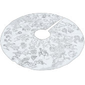 Ster-kerstboomrok Kerstboom Rok (Gekanteld)