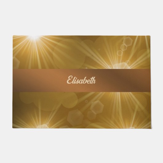 ster, licht, glanzend, helder, glanzend, gloed, gl deurmat (Voorkant)