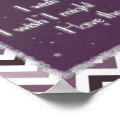 Ster Licht Ster Helder Geboortetekenschild Poster (Hoek)