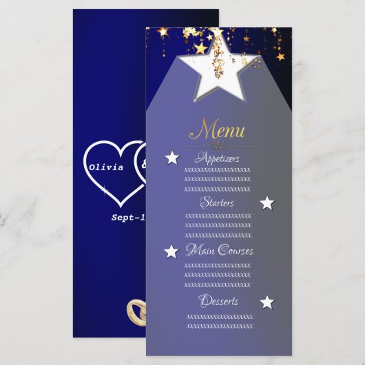 ster menu (Voorkant / Achterkant)