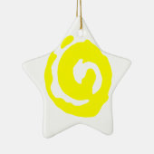 Ster met Koru-symbool Keramisch Ornament (Rechts)