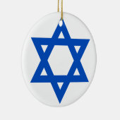"STER OF DAVID" KERAMISCH ORNAMENT (Rechts)