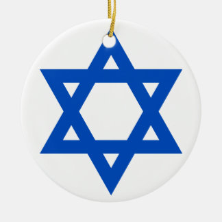 "STER OF DAVID" KERAMISCH ORNAMENT