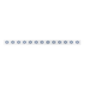 Ster of David | Klassiek Blauw Modern Minimalist Lint (Voorkant)