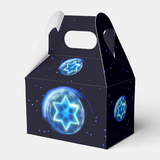 Ster omringd bedankdoosjes (Achterkant)