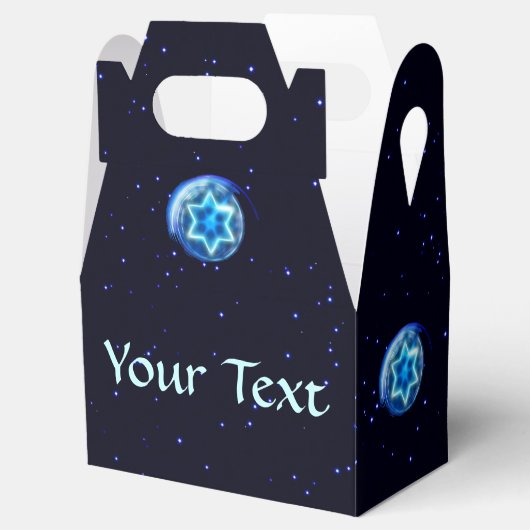 Ster omringd bedankdoosjes (Geopend)