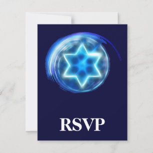 Ster omringde RSVP Kaartje