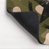 Ster op Burlap stijl Muismat (Hoek)