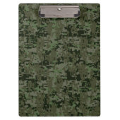 Ster op digitale camo-stijl klembord (Voorkant)