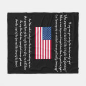 Ster-pantserdeken Fleece Deken (Voorkant (Horizontaal))