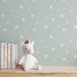 Ster Patroon Droomachtige Boho Kinderkamer Zachte  Behang