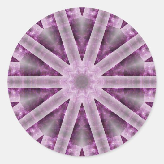 ster ronde sticker (Voorkant)