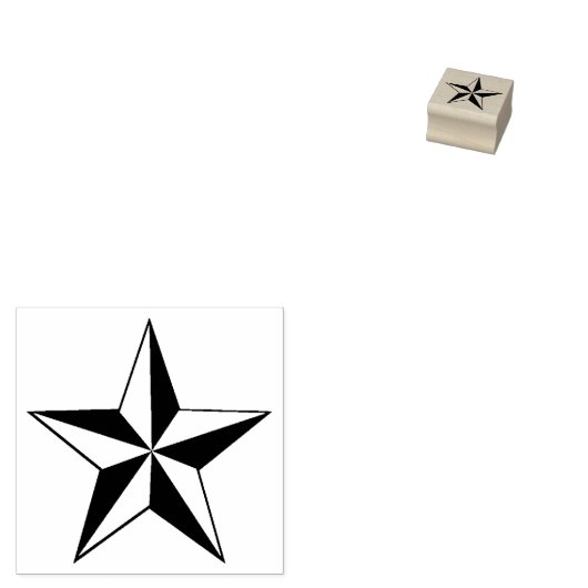 ster 	rubberstempel (Gestempeld)