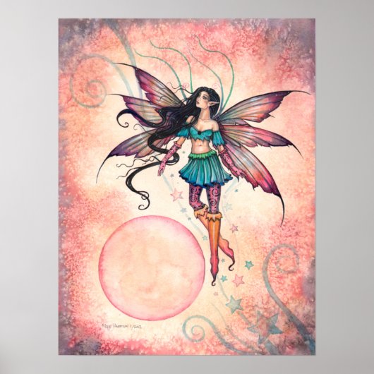 Ster Stapster Fee Fantasie Kunst Poster (Voorkant)