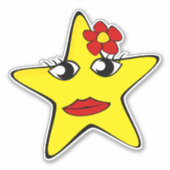 ster sticker (Voorkant)