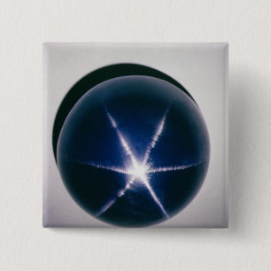 Ster van Azië Vierkante Button 5,1 Cm