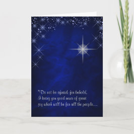Ster van Bethlehem Eerste Kerstmis Feestdagen Kaart