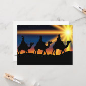 Ster van Bethlehem, Geboorte van Christus Kaart (Voorkant / Achterkant in situ)