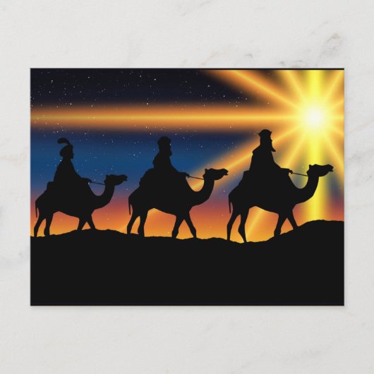 Ster van Bethlehem - Geboorteplaats van Christus Briefkaart (Voorkant)