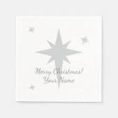 Ster van Bethlehem gepersonaliseerde Kerstmis Servet (Voorkant)