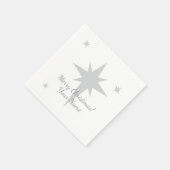 Ster van Bethlehem gepersonaliseerde Kerstmis Servet (Hoek)