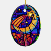 Ster van Bethlehem Keramisch Ornament (Voorkant)