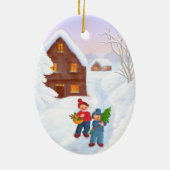 Ster van Bethlehem Keramisch Ornament (Achterkant)