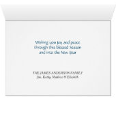 Ster van Bethlehem met Herder die Kerstmis kijkt (Binenzijde Horizontaal (Onderkant))