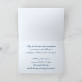 Ster van Bethlehem. Nativiteit kerstmis Feestdagen Kaart (Binnen)