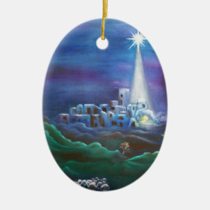 Ster van Bethlehem Oval Ornament