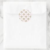 Ster van Bethlehem-ventilator Ronde Sticker (Tas)