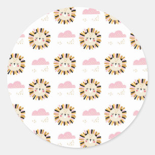 Ster van Bethlehem-ventilator Ronde Sticker