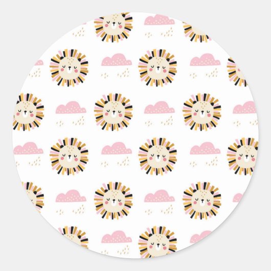 Ster van Bethlehem-ventilator Ronde Sticker (Voorkant)