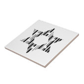 STER VAN DAVID BAR CODE Jodendom Patroonontwerp Tegeltje (Zijkant)