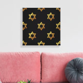 Ster van David Canvas Afdruk (Insitu (Woonkamer))