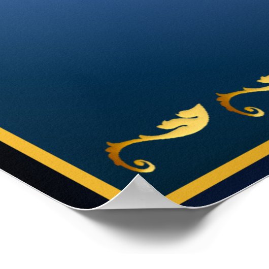 Ster van David en Triple Cross Poster (Hoek)