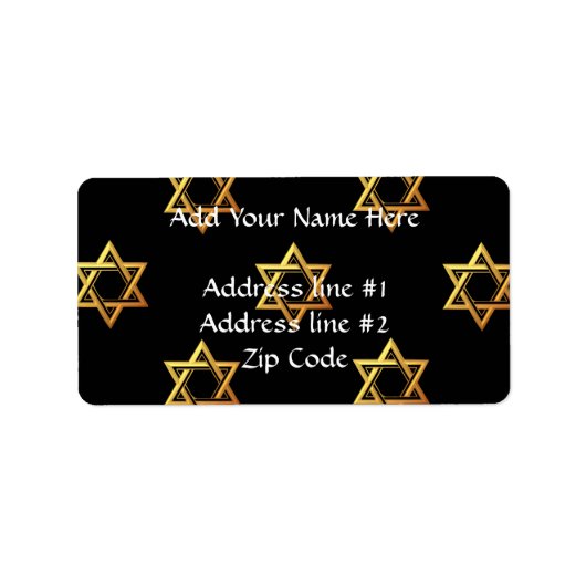 Ster van David Etiket (Voorkant)