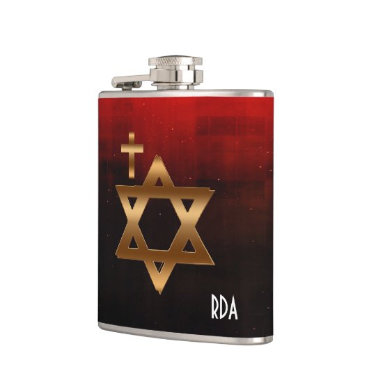 Ster van David Flask Heupfles (Links)