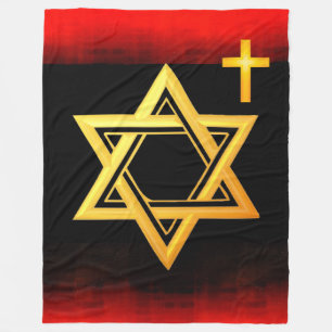 Ster van David Fleece Blanket Deken