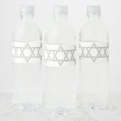 Ster van David Hanukkah Waterfles Etiket (Flessen)