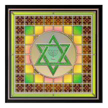Ster van David Judaism AcrylArt