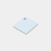 Ster van David Light Blue Post-it® Notes (Schuin)