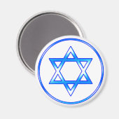 Ster van David Magnet Magneet (Voorkant / Achterkant)