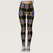Ster van David & Menorah Leggings (Voorkant)